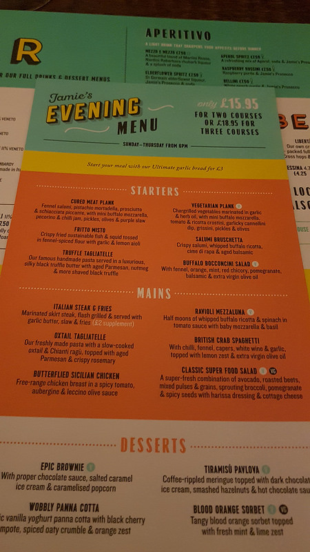 Jamie's Italian @ Cambridge, UK