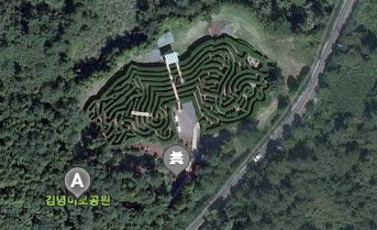 Screenshot of Kimnyoung maze from Daum Map