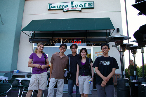 Dinner with Nam at Banana Leaf, Milpitas