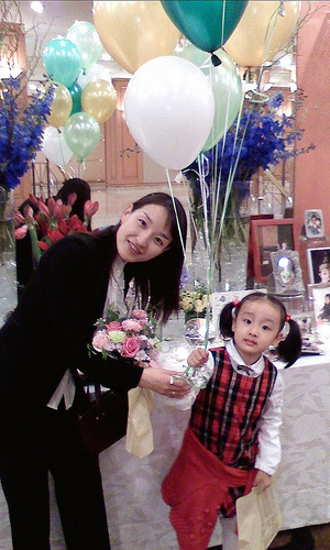 At Eason's 1st birthday party at Chosun Hotel