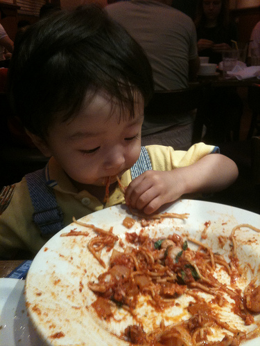 Yejune at Outback Steakhouse, Jamsil