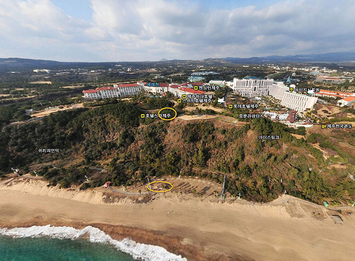 Bird eye's view of Jeju Shilla
