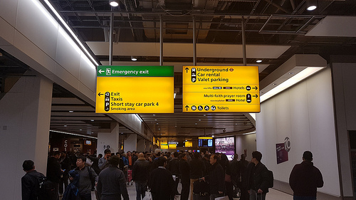 Arrival Lobby of Terminal 4, LHR