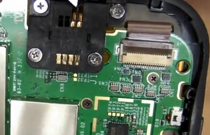 Screen shot of a video that disassembles Kindle