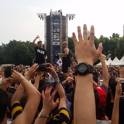 Haha and Skull @ Cass Blue Playground