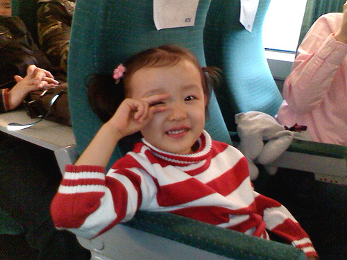 In KTX: way back to Seoul