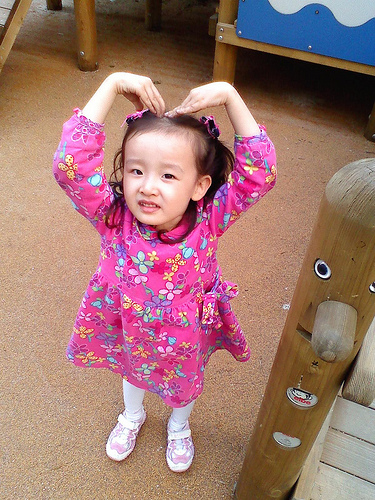 예배 후 놀이터에서