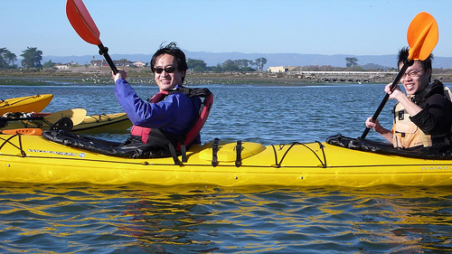 JF's team outing: Kayaking at Moss Landing