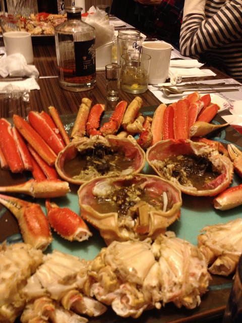 March 2013 Team dinner at 대게나라